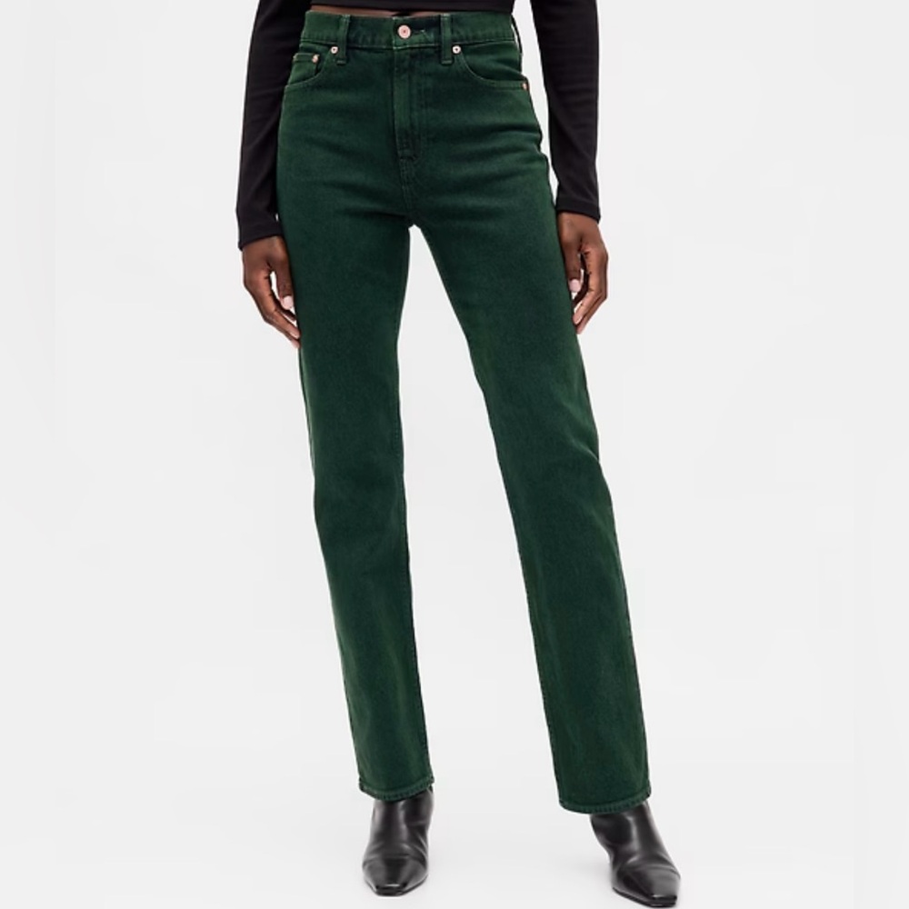 GAP High Rise Corduroy '90s Slim Straight Jeans